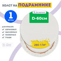Без бренда «Холст Две картинки круглый 60 см на подрамнике» в Кургане в интернет-магазине  Без бренда «Холст Две картинки круглый 60 см на подрамнике» в Кургане