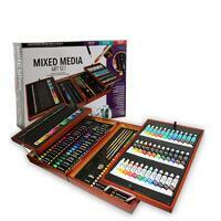 Без бренда «Художественный набор (174 предмета) в деревянном чемоданчике» в Кургане