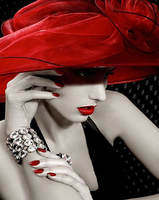 Без бренда «Девушка с красной шляпой» в Кургане