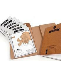 Без бренда «Скретч-карта мира стирающаяся. Карта путешествий» в Кургане