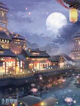 Без бренда «Ночной город на фоне луны» в Кургане