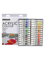 Без бренда «Коробка 24 шт.: Акриловые краски «Две картинки» 24 шт. по 12 мл, проф. пигмент» в Кургане в интернет-магазине Без бренда «Коробка 24 шт.: Акриловые краски «Две картинки» 24 шт. по 12 мл, проф. пигмент» в Кургане