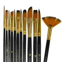 Без бренда «Кисти для рисования набор (12 шт)» в Кургане в интернет-магазине Без бренда «Кисти для рисования набор (12 шт)» в Кургане
