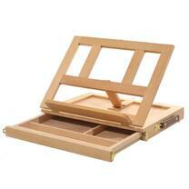 Без бренда «Коробка 10 шт.: Мольберт Две картинки этюдный ящик, настольный, хлопушка 30 см» в Кургане