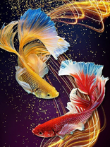 Без бренда «Желтая и красная рыбки (20шт)» в Кургане