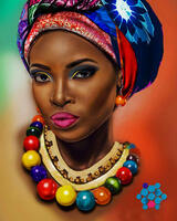 Без бренда «Портрет яркой женщины» в Кургане в интернет-магазине  Без бренда «Портрет яркой женщины» в Кургане