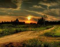 Без бренда «Проселочная дорога на закате» в Кургане