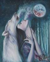 Без бренда «Девушка и волк в полнолуние» в Кургане в интернет-магазине Без бренда «Девушка и волк в полнолуние» в Кургане