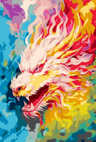 Без бренда «Разноцветный огненный дракон» в Кургане в интернет-магазине  Без бренда «Разноцветный огненный дракон» в Кургане