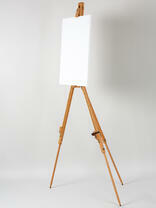 Без бренда «Коробка 12 шт.: Мольберт Две картинки тренога, деревянный» в Кургане