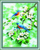 Без бренда «Две птички на цветущей яблоне» в Кургане