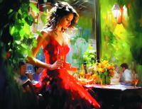 Без бренда «Милая девушка с бокалом шампанского» в Кургане