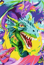 Без бренда «Стая ярких дракончиков» в Кургане в интернет-магазине  Без бренда «Стая ярких дракончиков» в Кургане