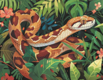 Без бренда «Маисовый полоз в зеленой листве» в Кургане