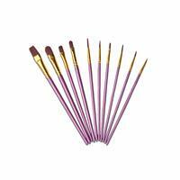 Без бренда «Кисти для рисования набор (10 шт) сиреневые» в Кургане в интернет-магазине Без бренда «Кисти для рисования набор (10 шт) сиреневые» в Кургане